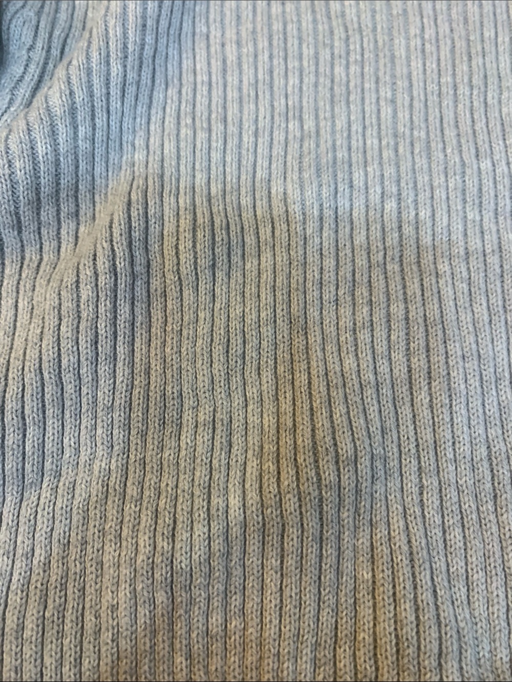 Relativity Light Gray Ribbed Turtleneck Tunic - Picture 6 of 6